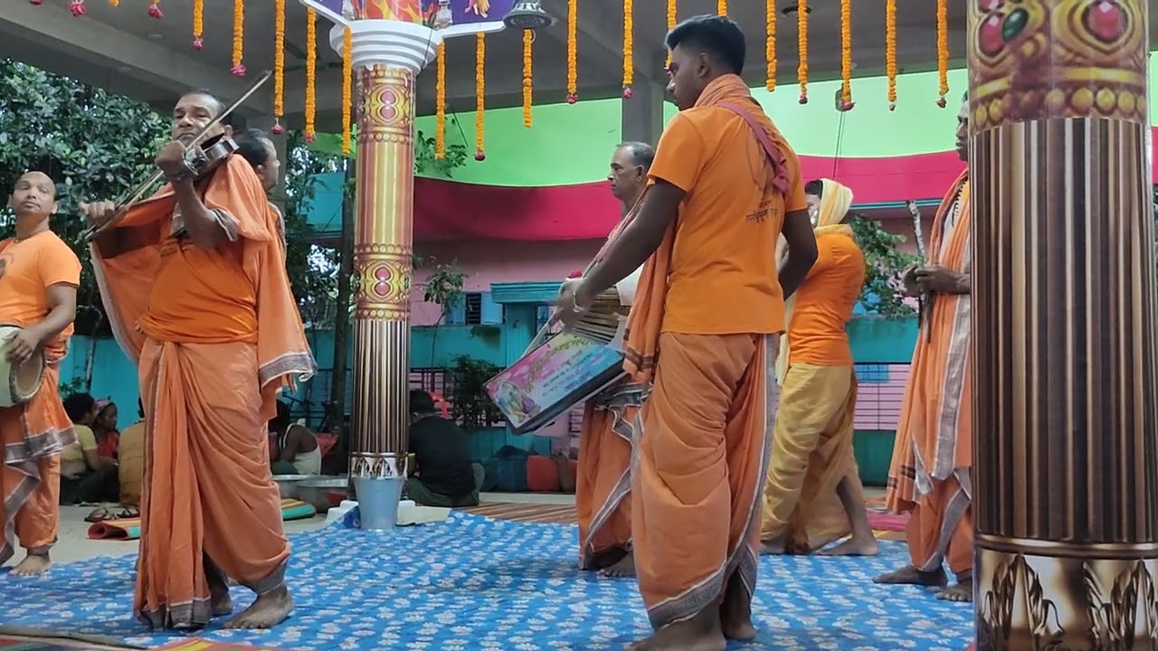 প্রভাত কীর্তন,শ্রী গুরু চৈতন্য সম্প্রদায়, আয়োজনে শ্রী শ্রী রাধা গোবিন্দ সেবাশ্রম, নোয়াখালী