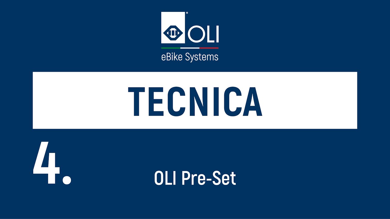 Ita - TECNICA - 04 OLI Pre-Set
