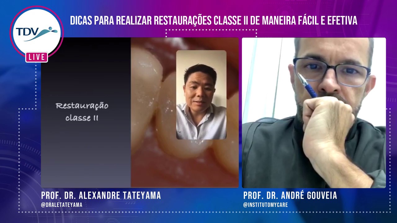 🌐LIVE! Dicas para realizar restaurações classe II de maneira fácil e efetiva