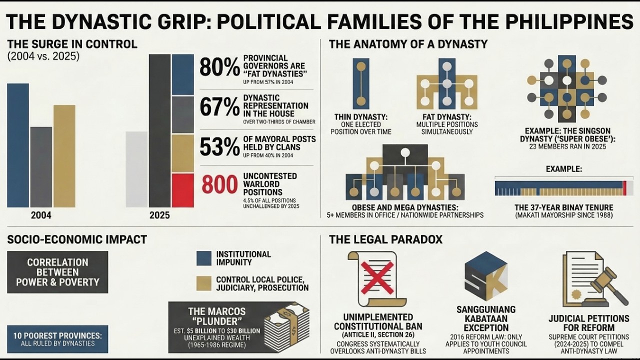 Dynasties of Power: How Political Families Still Control the Philippines 🇵🇭 | Democracy or Dynasty?