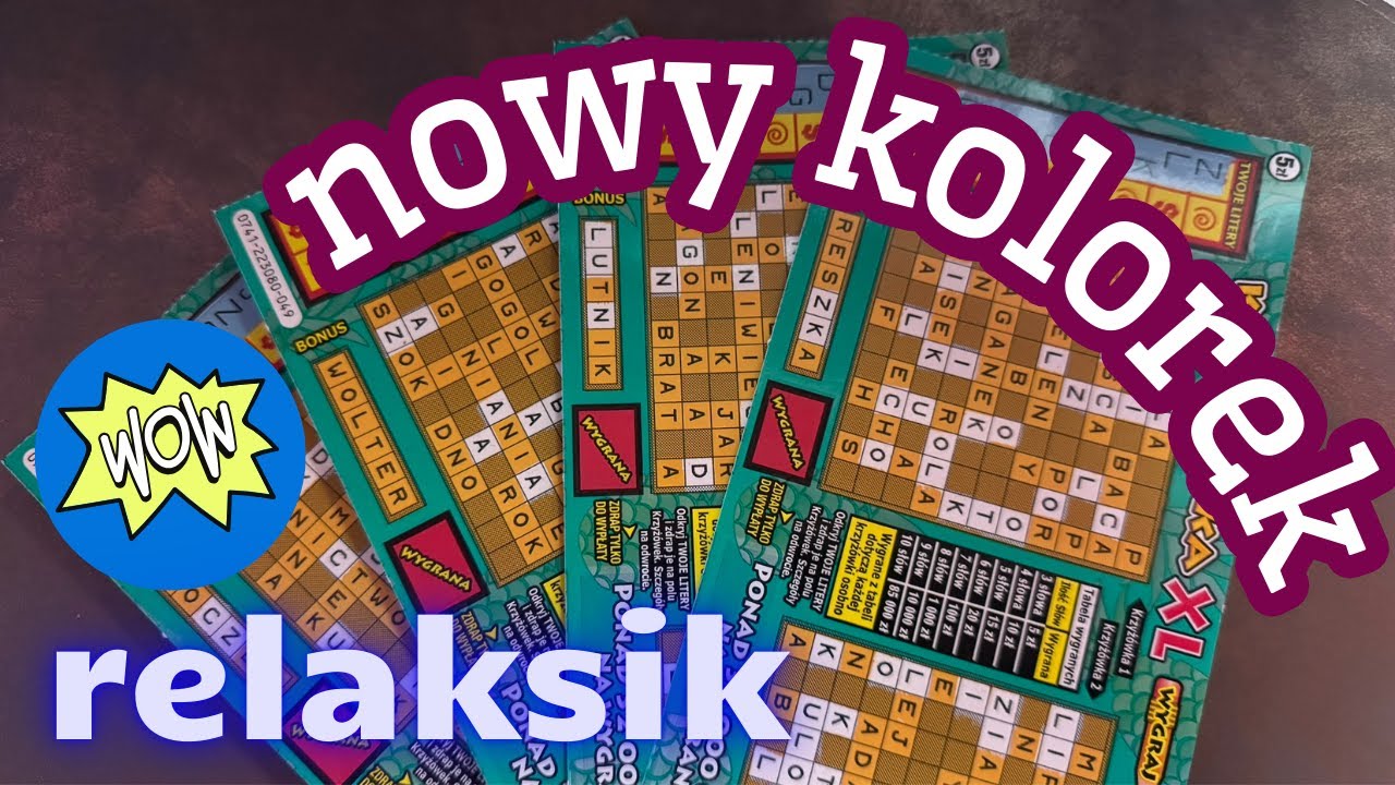Zdrapki Lotto👉RELAKS Z KRZYŻ&Oacute;WKAMI🤗NOWY KOLOREK I U MNIE😍