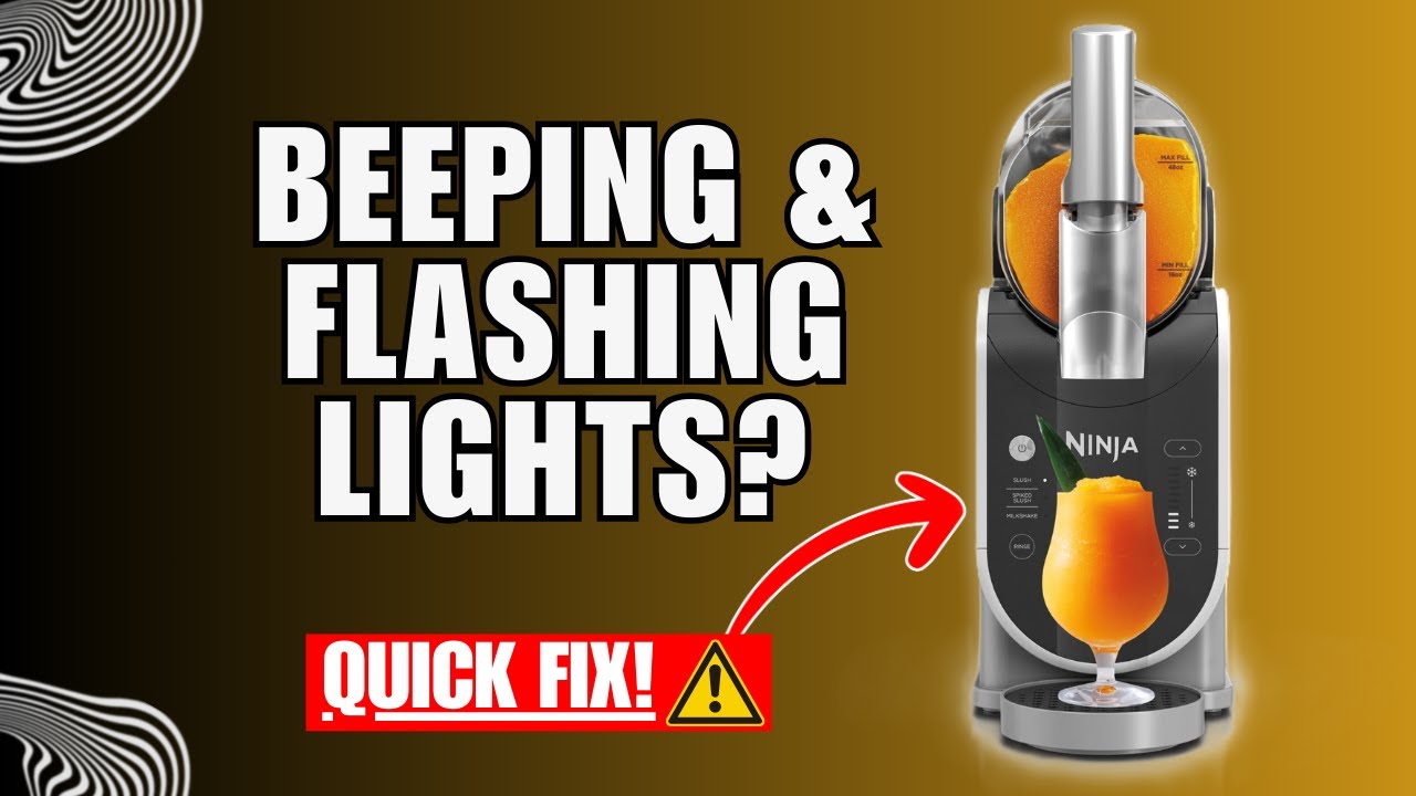Ninja Slushi мигает вверх и пищит? Исправьте как можно скорее.