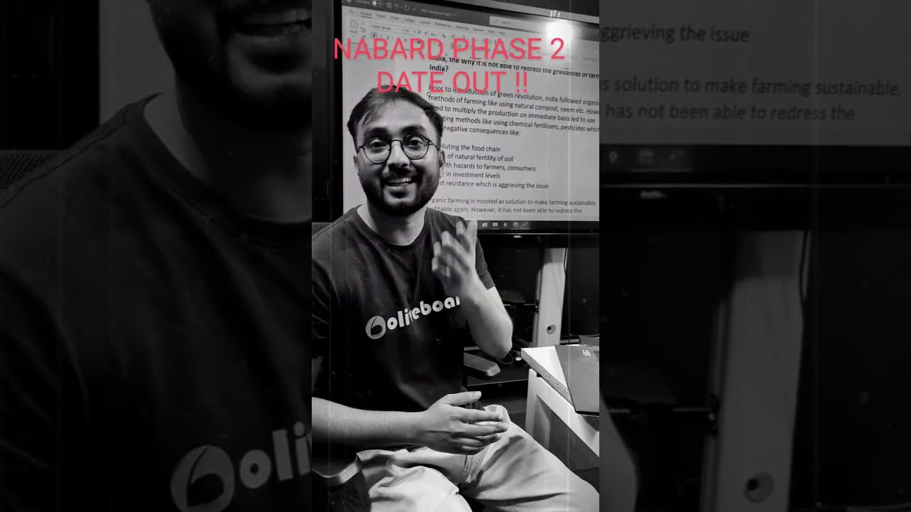 Don't miss out! NABARD Phase 2 Exam date finally announced 