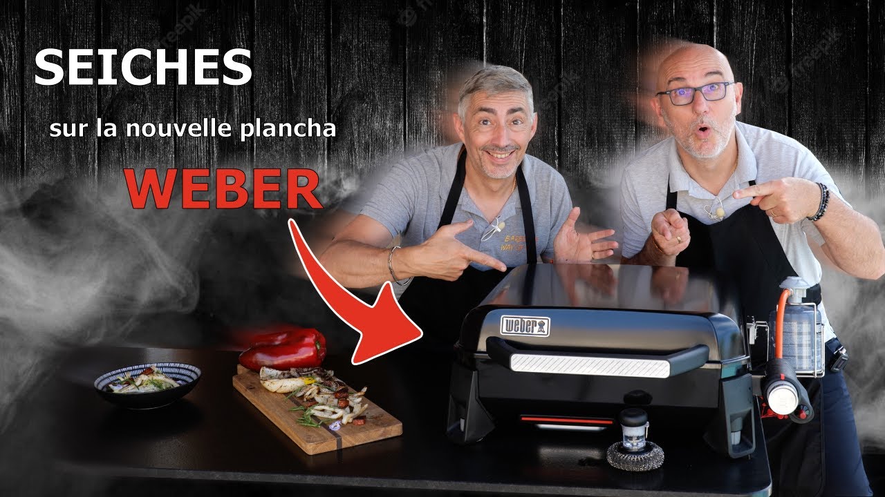 Unboxing de la nouvelle plancha Weber Slate GP 43 et recette de seiches au chorizo !!!