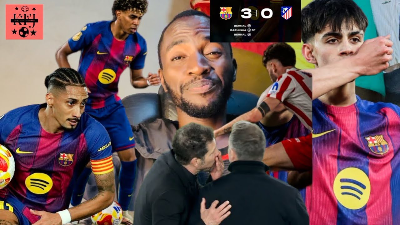 Debrief en poullard. Barça vs atletico 3-0 Copa, del Rey retour Remontada échoué mais.   ￼