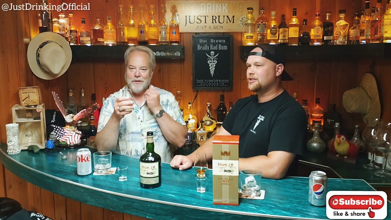 Rhum J.M. XO Rum Review- Just Drinking- Robert & Roger