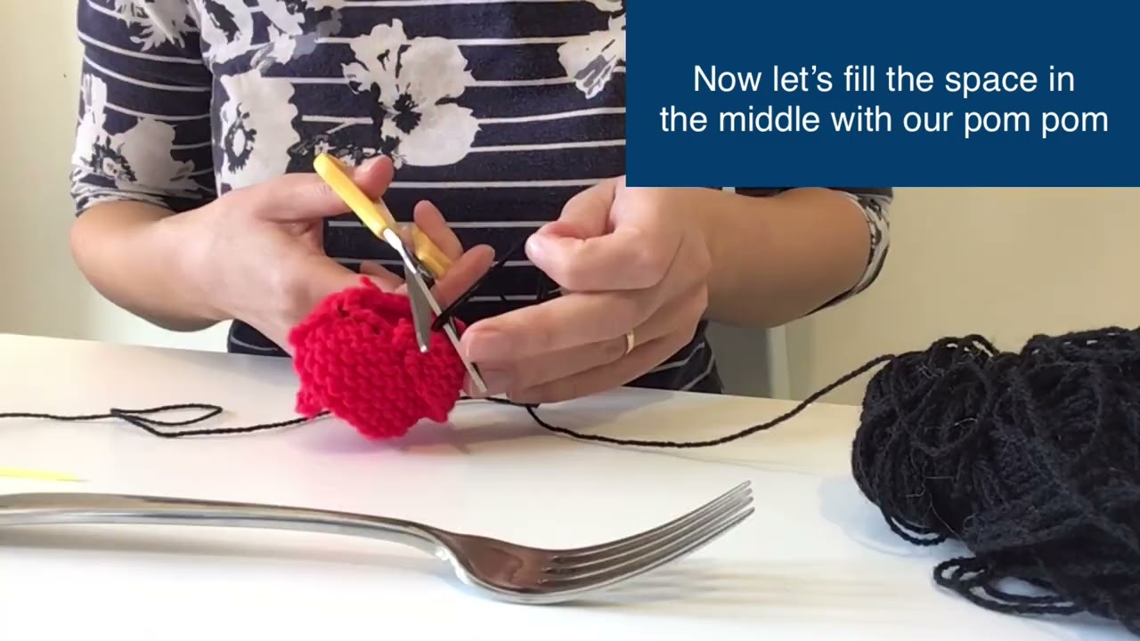 Remembrance: Assembling your Knitted Poppy