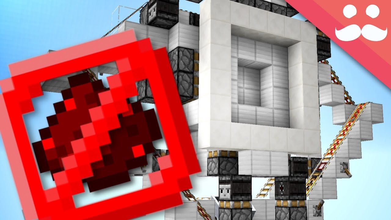 If Minecraft REDSTONE was Replaced by RAILS!