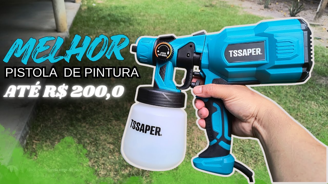 Testei a Pistola de Pintura Elétrica da TSSAPER 550W – Será que Vale a Pena?