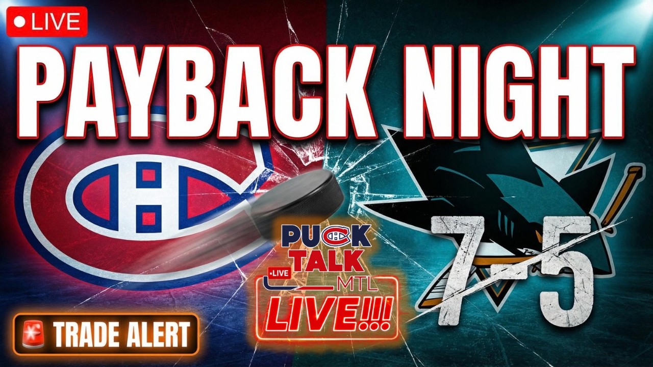 Sharks Rematch + Why The Habs Trade With Ottawa Spells Trouble For Monty! | PuckTalk MTL LIVE!!