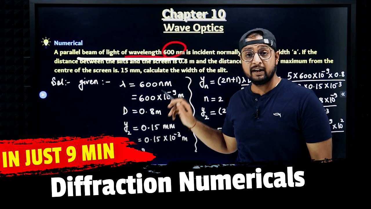 41.Chapter - 10 | Wave Optics | Diffraction Numericals | Physics Baba 2.O