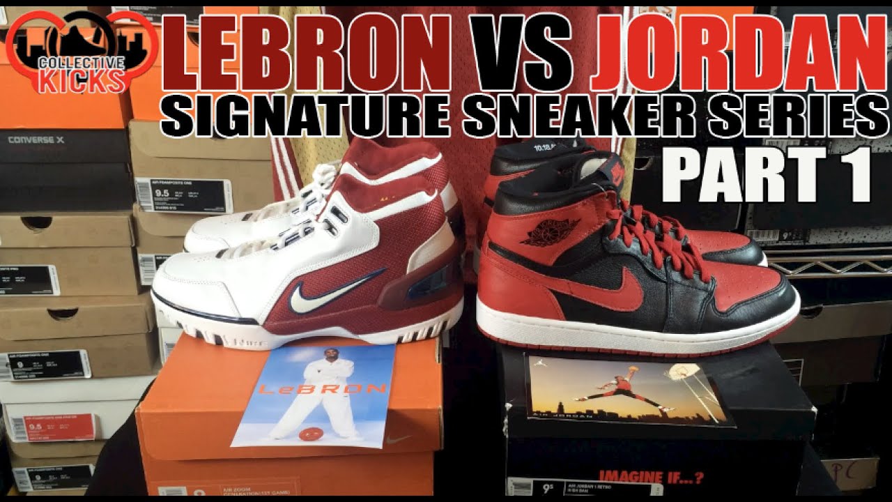 Jordan vs Lebron Sneakers Series Part 1: Air Jordan 1 vs Lebron Air Zoom Generation (AJ1 vs AZG)