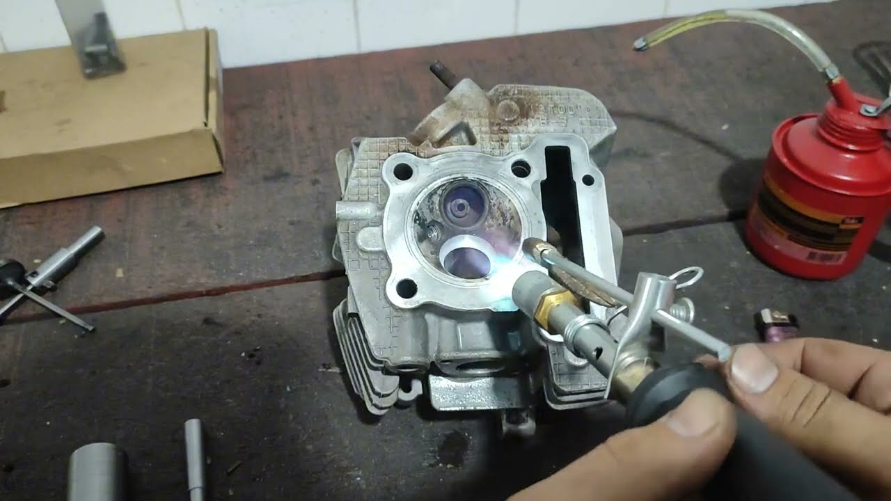 COMO TROCAR SEDE DE VÁLVULAS DE MOTO, PARTE2 !