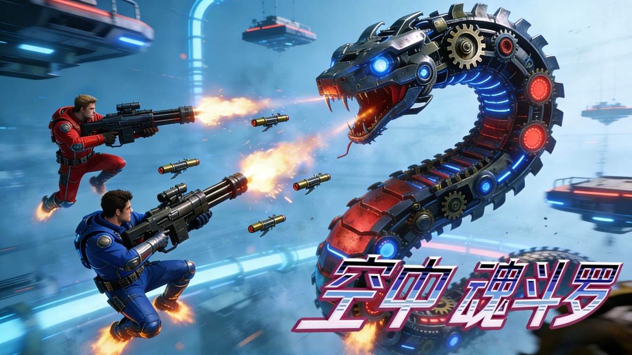FC游戏《空中魂斗罗加强版》，50条命够用了