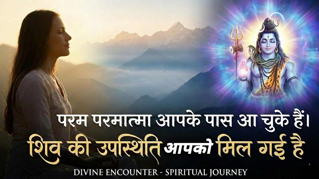 परम परमात्मा आपके पास आ चुके हैं। शिव की उपस्थिति आपको मिल गई है