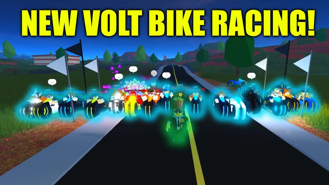 New Volt bike RACING!!! | Roblox Jailbreak