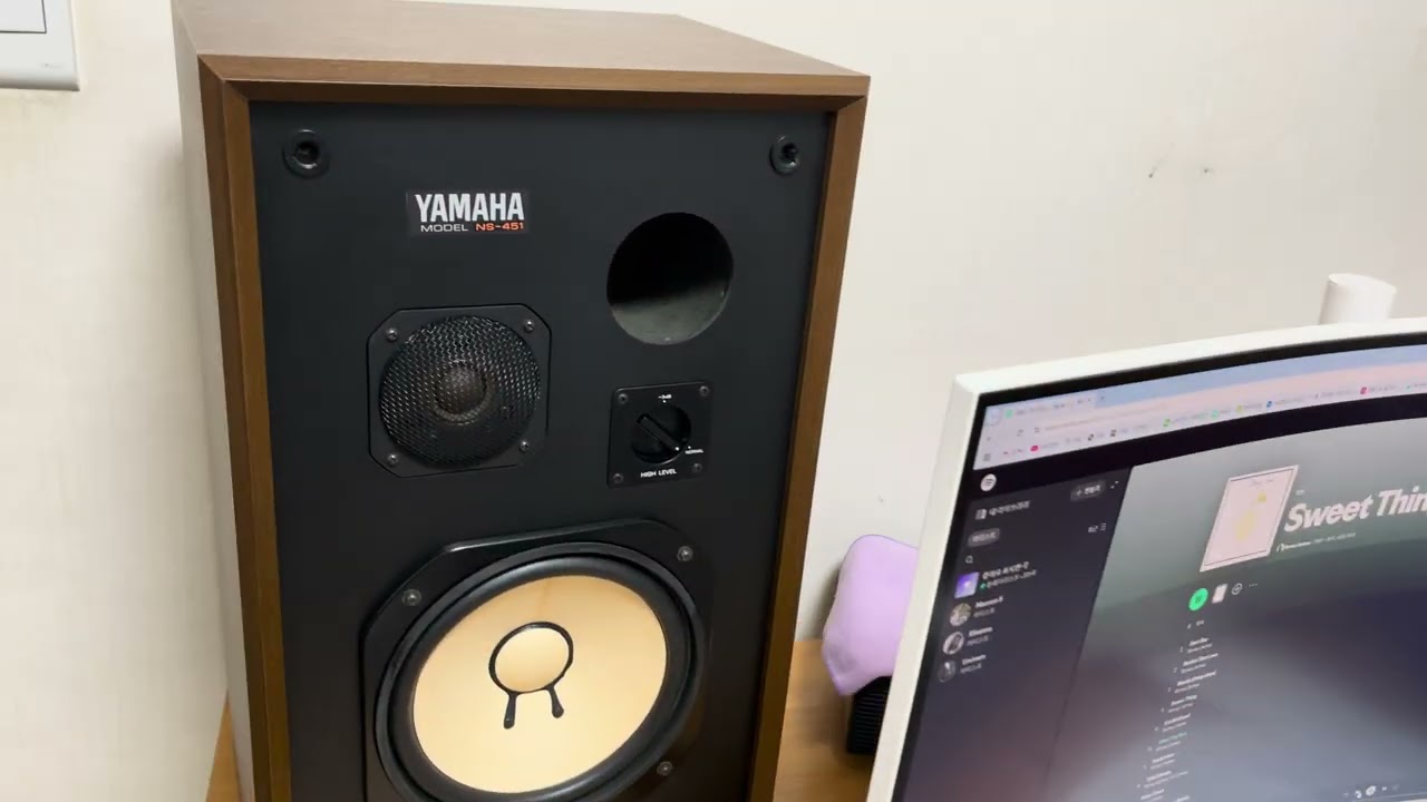 빈티지 중형 스피커의 추천 모델 야마하 YAMAHA NS-451,Recommended Model for Vintage Medium Speaker  YAMAHA NS-451