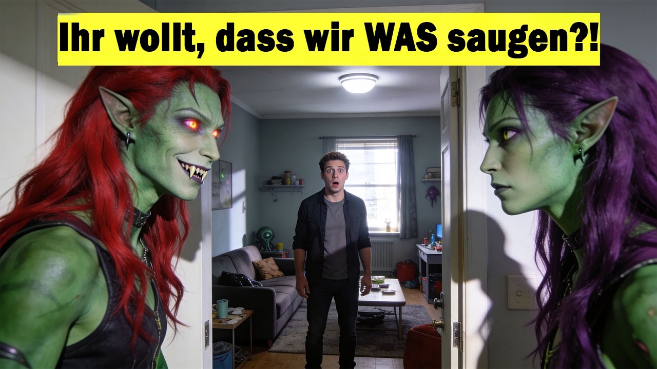 ER DACHTE, ER MIETET EIN EINZELZIMMER – DANN TRAF ER ZWEI ALIEN-VAMPIRE ALS MITBEWOHNER