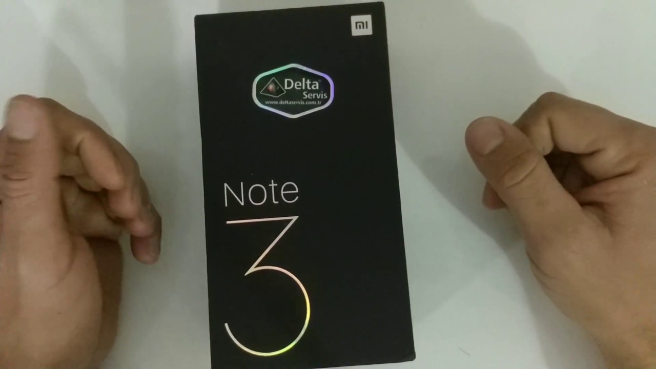 Xiaomi mi Note3 Kutu A&ccedil;ılım ve İnceleme