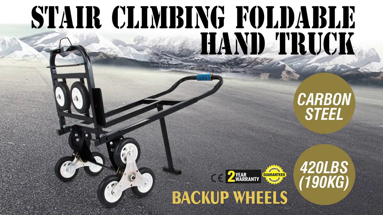 how to set up stair climbing cart