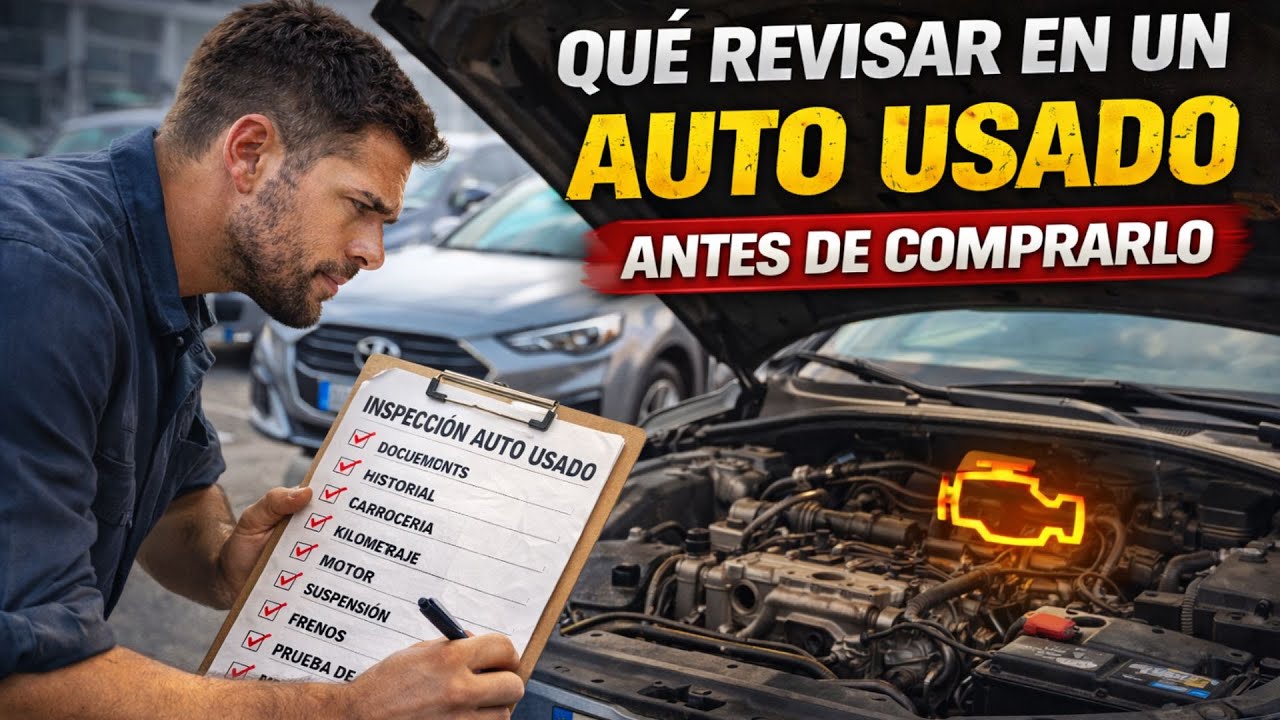 Qué revisar en un auto USADO antes de comprarlo (guía completa)