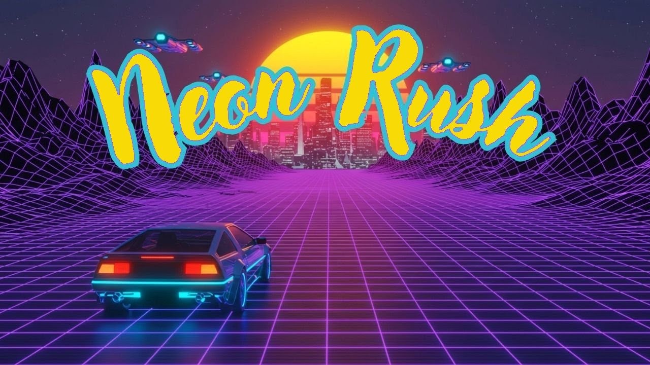 Neon Rush | A Synthwave Journey Through Lightspeed Vibes