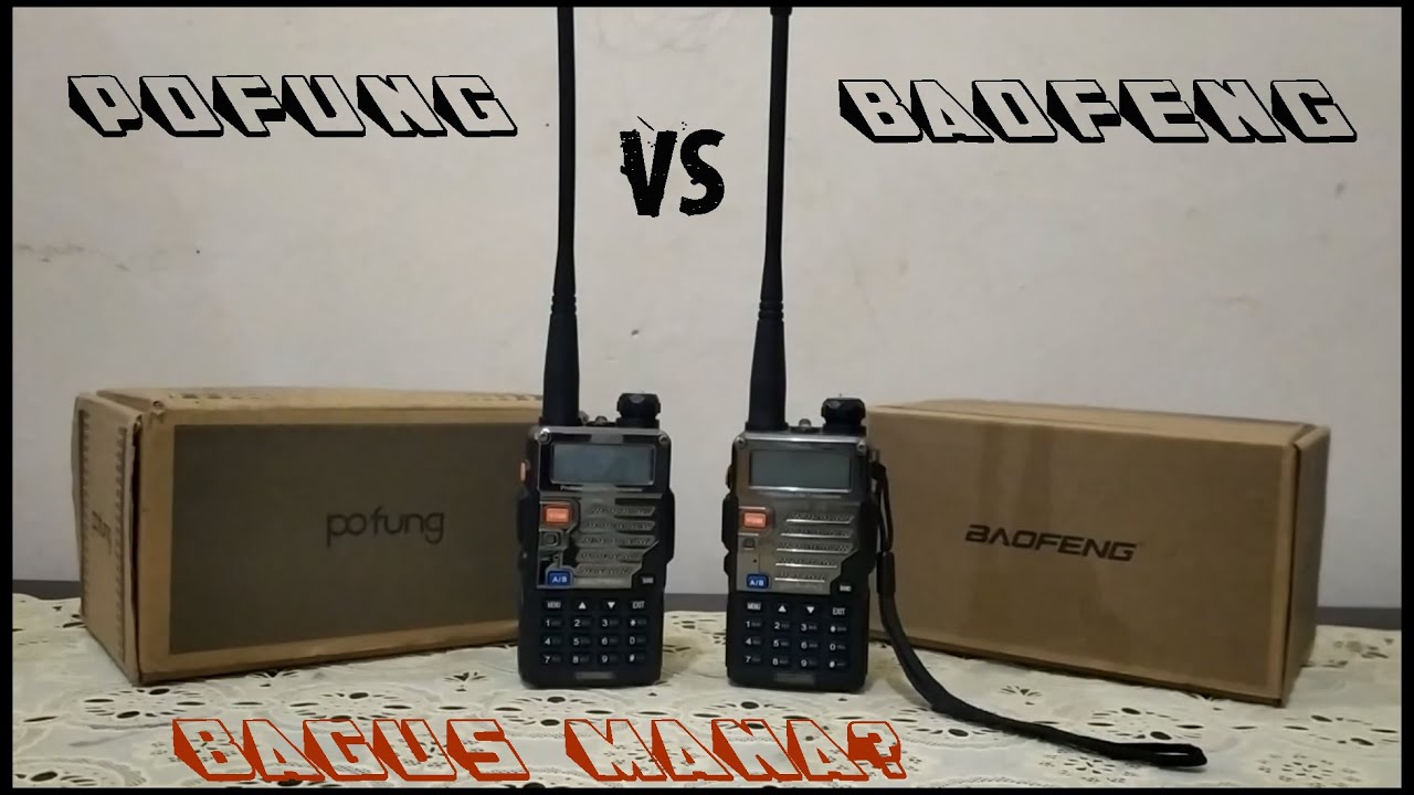 HT Baofeng UV-5RE VS HT Pofung UV-5RE