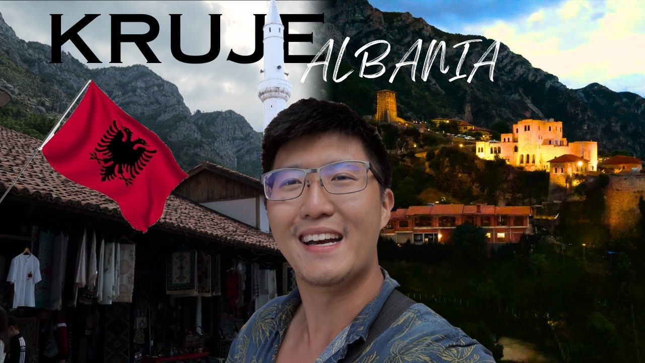 ALBANIA'S MEDIEVAL MOUNTAIN TOWN - KRUJE! ANCIENT CASTLES + BAZAARS in Albania's MOST CHARMING TOWN!