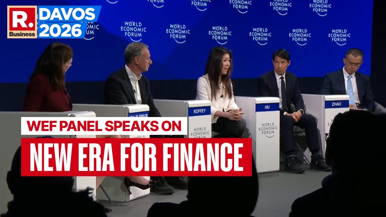 WEF 2026 LIVE: Panel Speaks On New Era for Finance | World Economic Forum | Davos