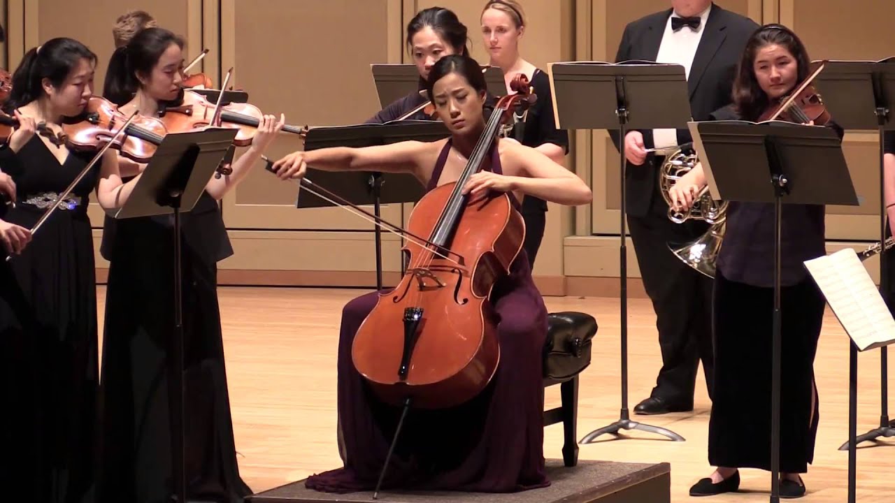 Haydn cello concerto C major 2nd mov.(Cello-SeungAh Hong)