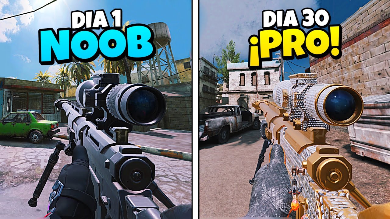 ASÍ ES JUGAR 30 DÍAS SOLO CON SNIPER - COD MOBILE