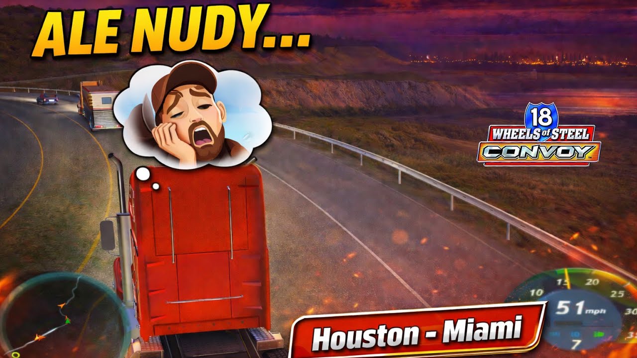 18 Wheels of Steel: Convoy (2005) 🚚 Gameplay PL | Houston → Miami | Ale Nudy… 😴