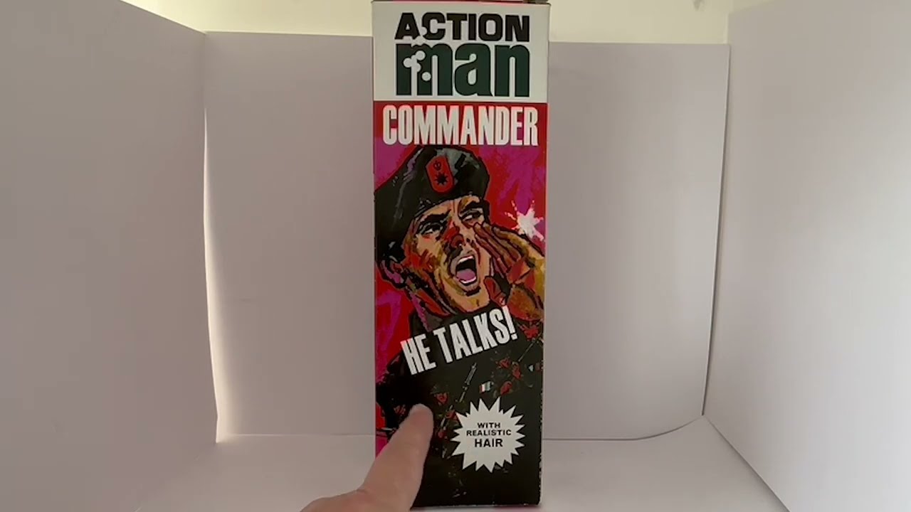 2007 Action Man 40th Anniversary - Talking Commander - 12 Inch Action Figure In The Original Box