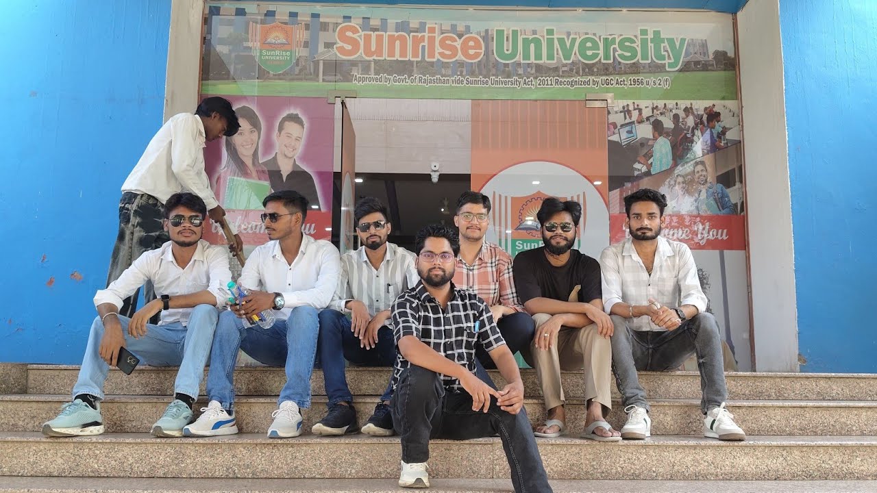 Sunrise 🌅 university Alvar Rajasthan 