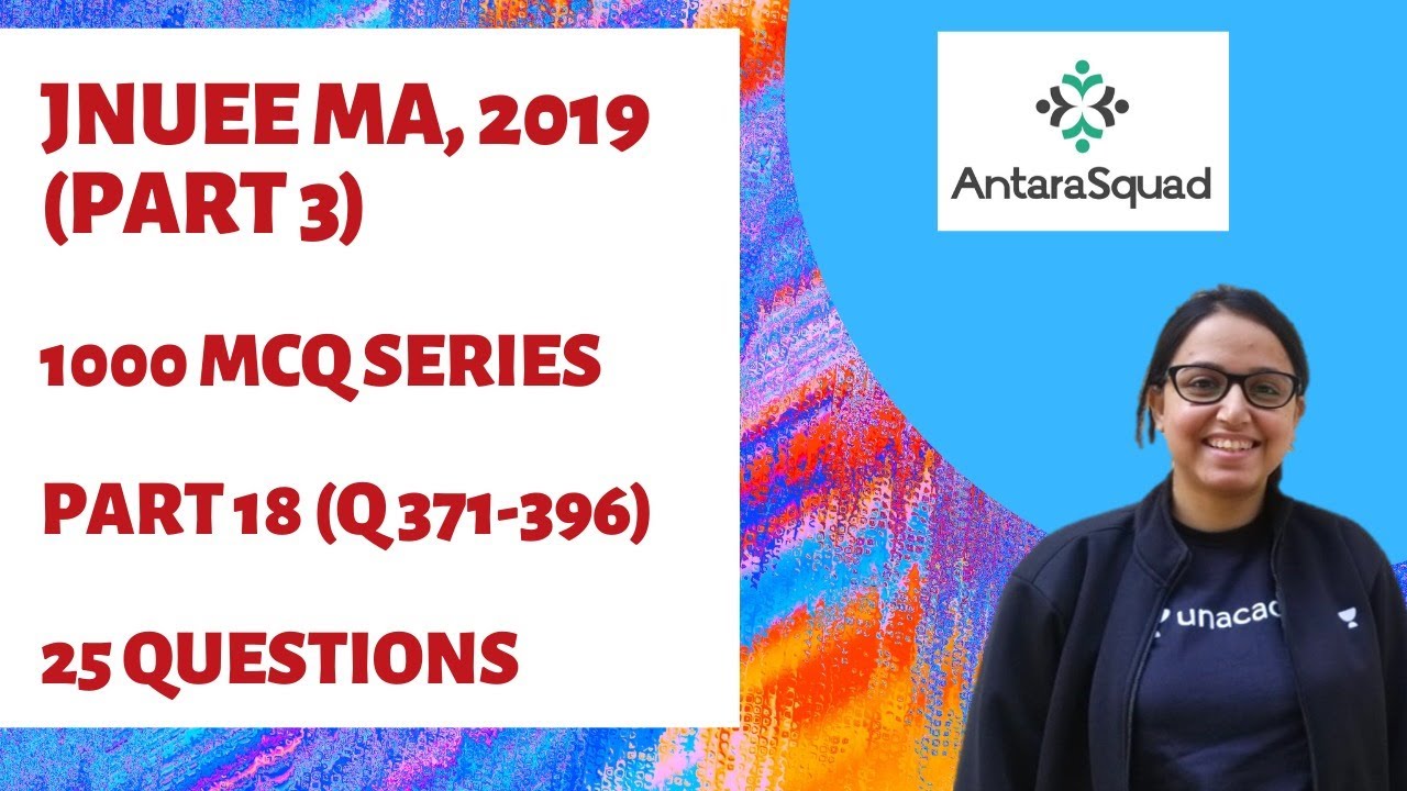 1000 MCQ Series Part 18 | JNUEE, M.A. Sociology 2019 | UGC NET