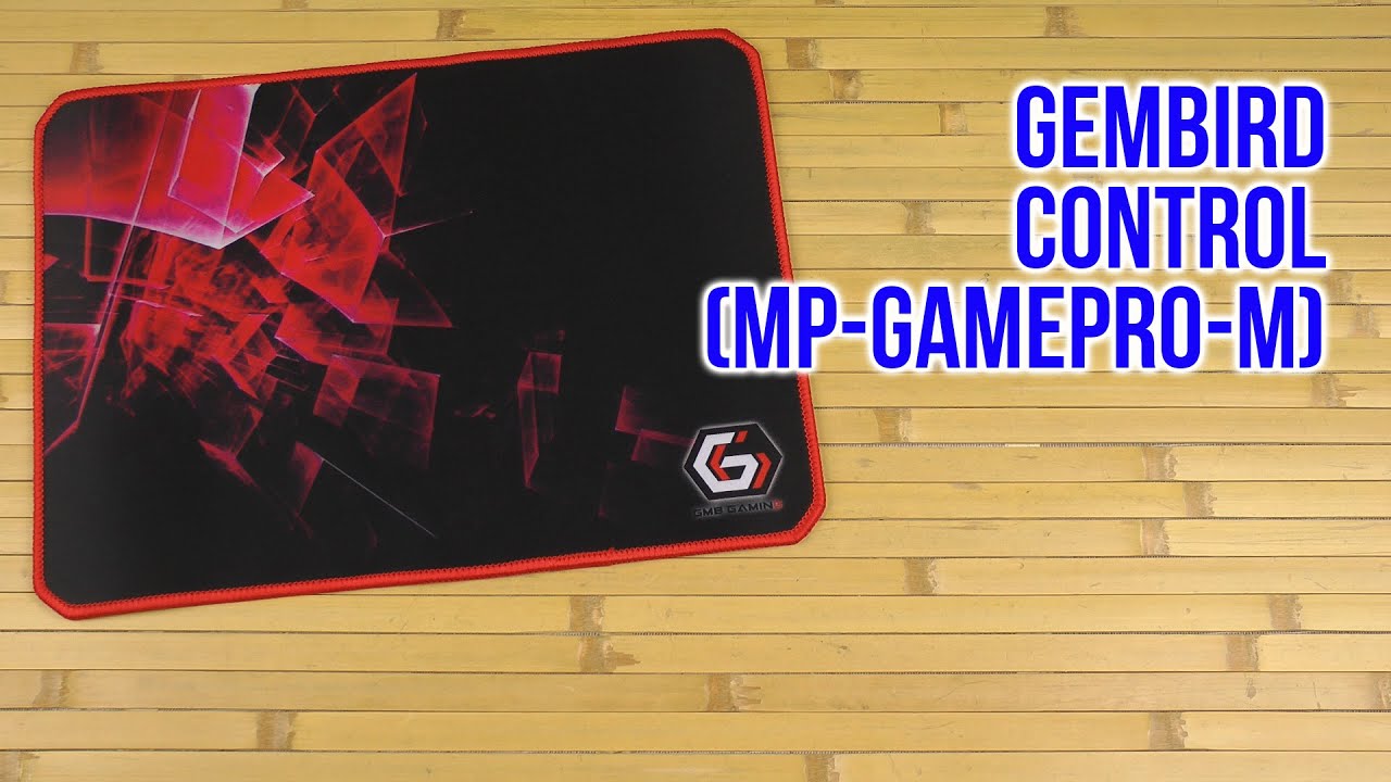 Распаковка Gembird MP-GAMEPRO Control (MP-GAMEPRO-M)