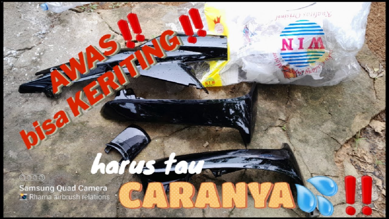 CARA CLEAR BODY MOTOR YANG MASIH BARU AGAR GAK KERITING