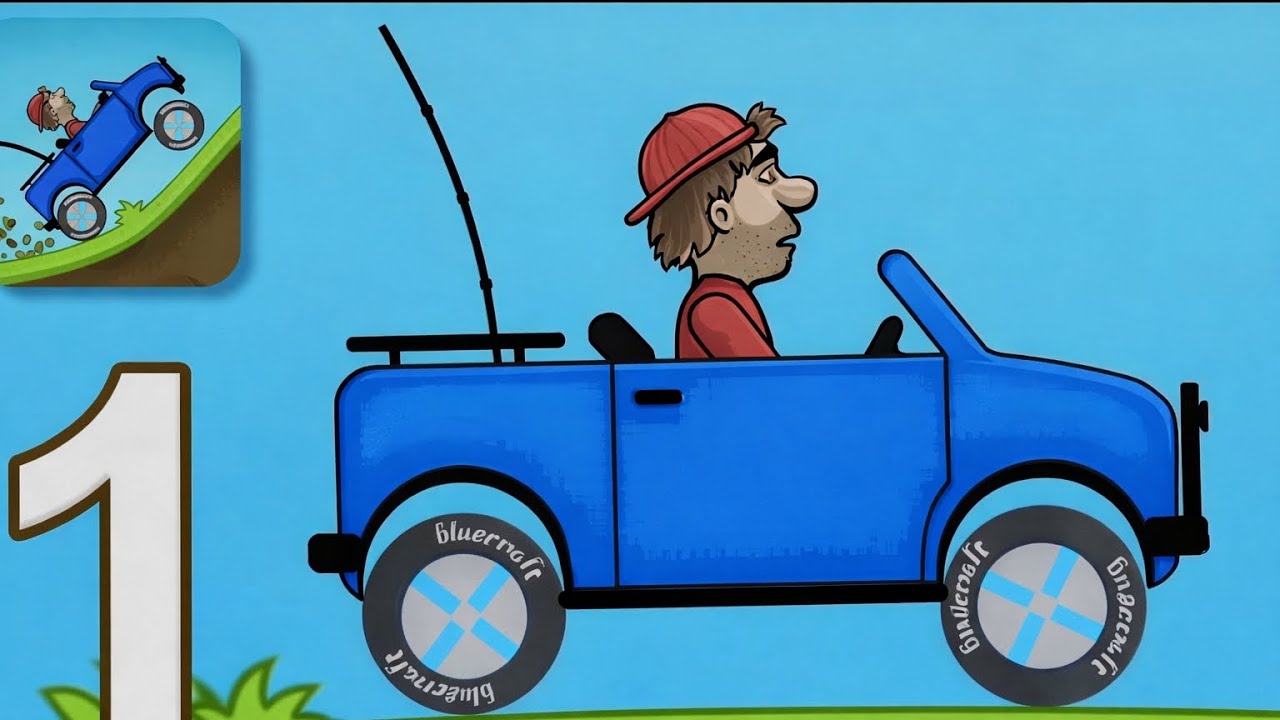 Hill Climb Racing First Gameplay 🔥 Easy Levels + Coins Collection
