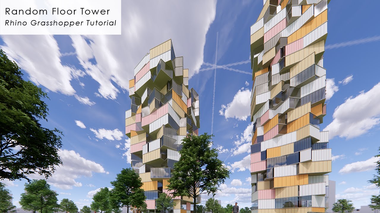 Random Floor Tower Rhino Grasshopper Tutorial