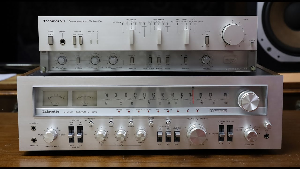 Technics SU-V9 / Lafayette LR-9090 Сравнение
