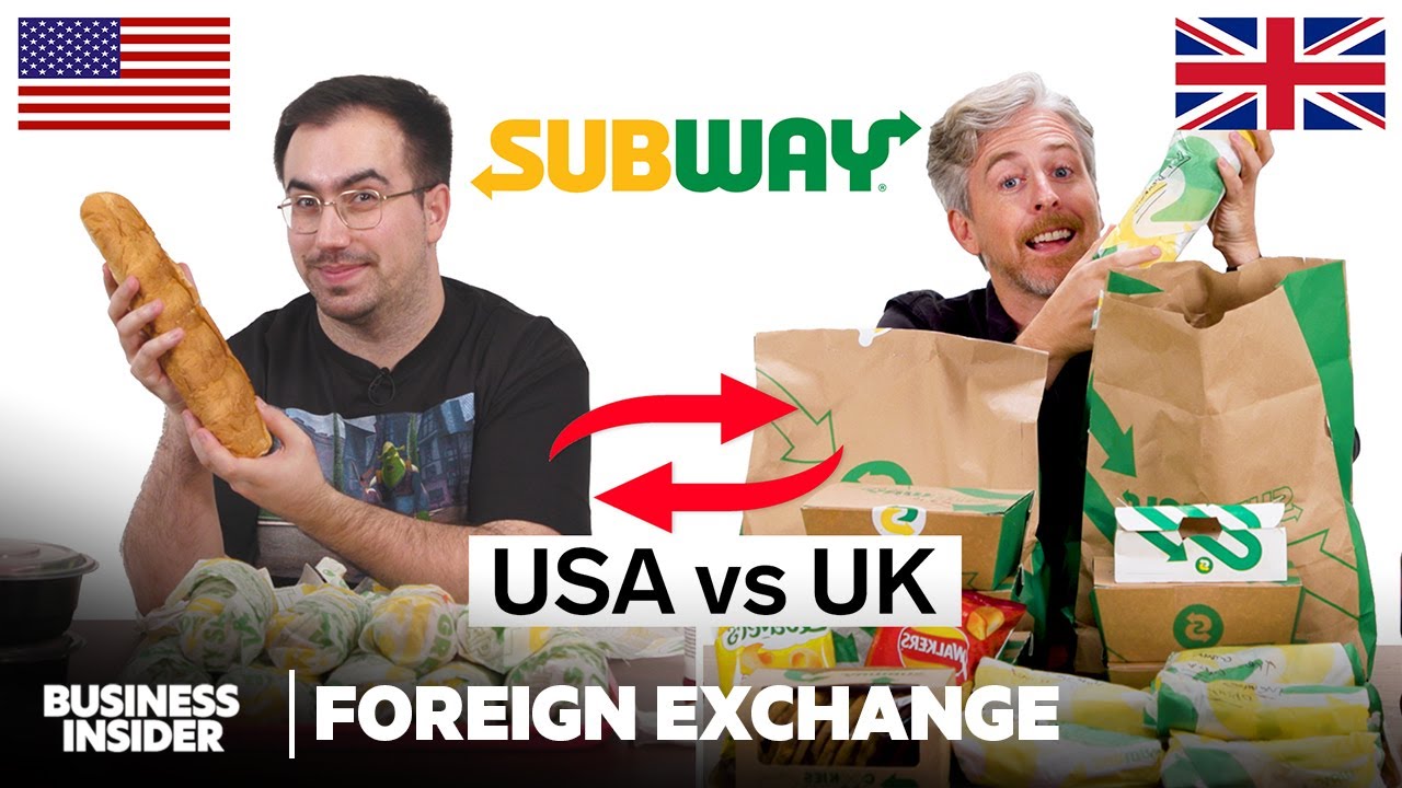 US vs UK Subway | Foreign Exchange | Food Wars | Insider Food
