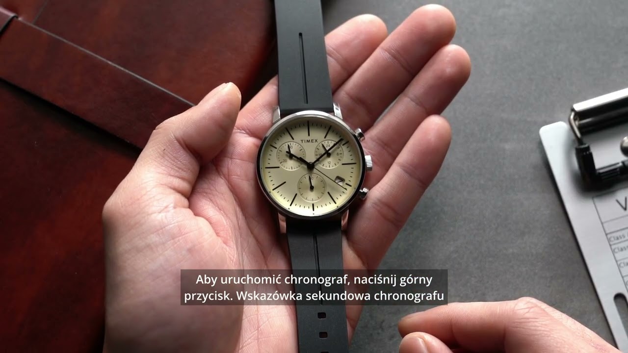 Jak używać i ustawić chronograf w zegarku Timex? | Zegarownia.pl