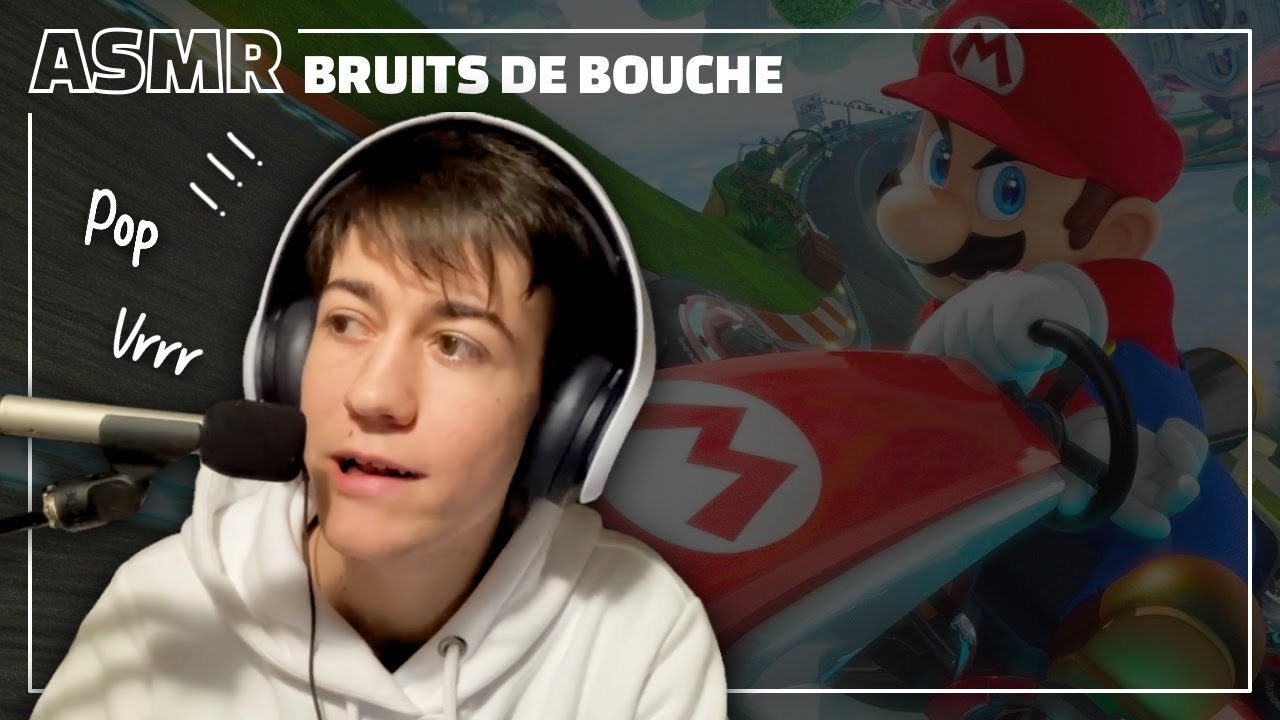 Je DOUBLE les bruitages de Mario KART — ASMR intense