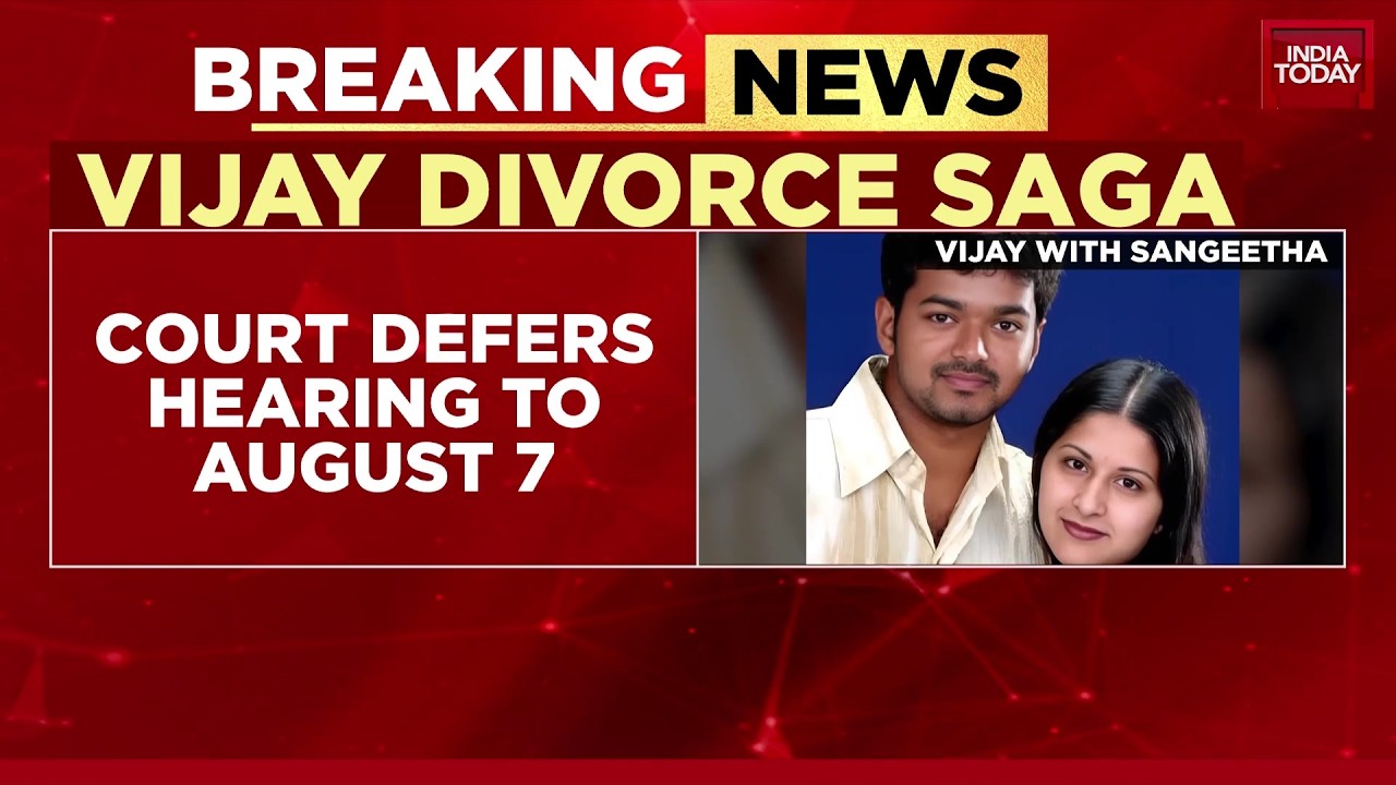 CM Vijay News: Court Adjourns Tamil Nadu Chief Minister's Divorce Case Hearing To August 7