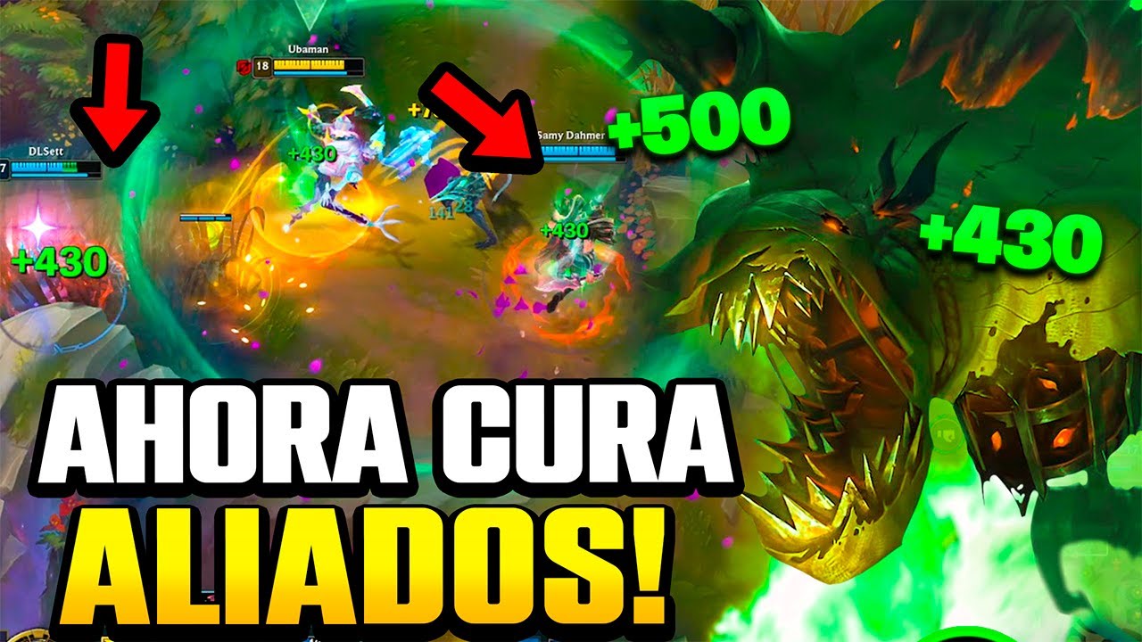 ¡FIDDLESTICKS AHORA CURA ALIADOS! | League of Legends