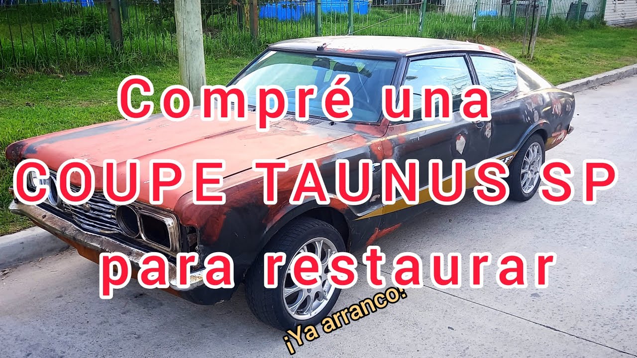 Compre una coupe taunus SP para restaurar y ya arrancó!