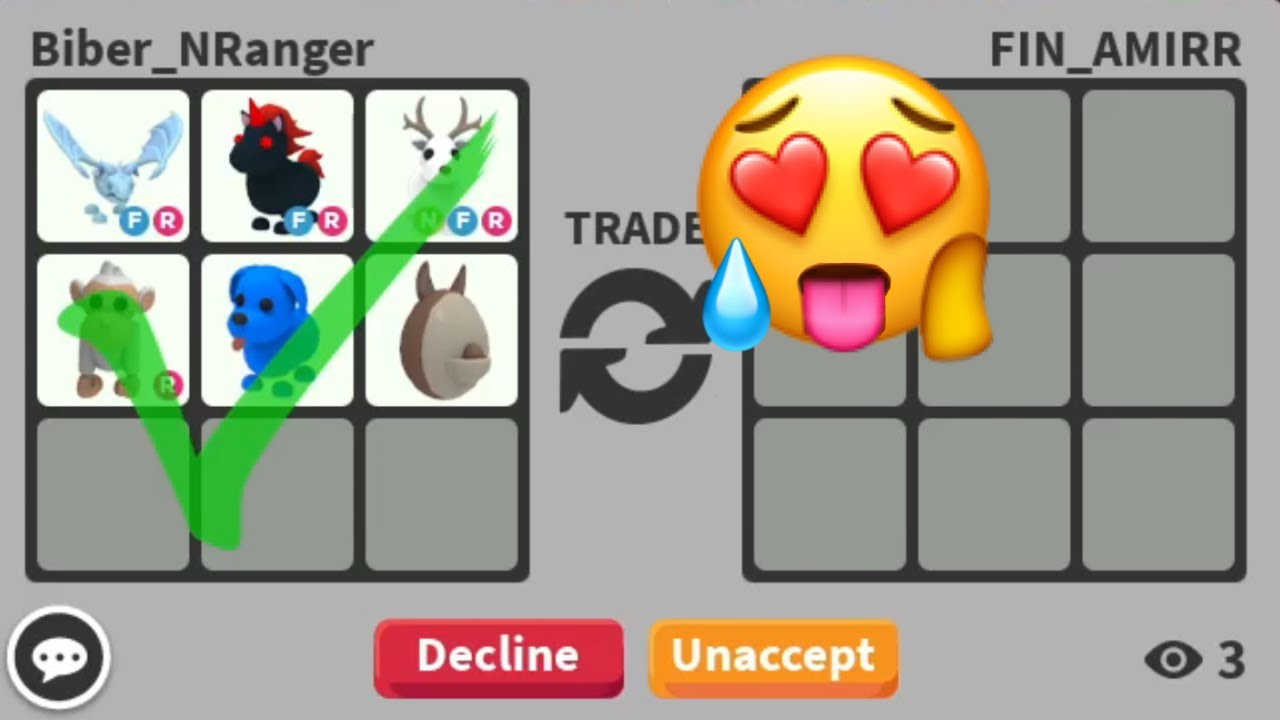 TRADING IN RICH SERVERS ROBLOX ADOPT ME