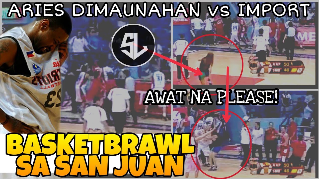 IMPORT nag-DILIM ang PANINGIN UUPAKAN si DIMAUNAHAN | SMB vs AirAsia Patriots BASKETBRAWL