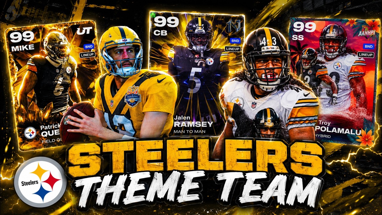 Тематическая команда Pittsburgh Steelers! | Madden 26 Ultimate Team