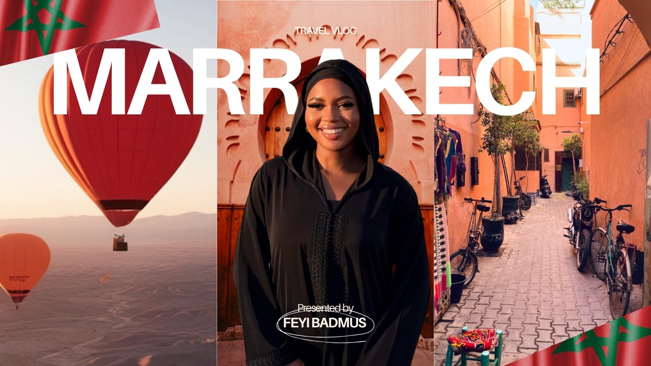 Marrakech, Morocco Travel Vlog | Hot Air Balloon, Riad, Tagine & Night Market (Honest Experience)
